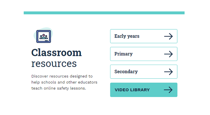 Snapshot of eSafety education classroom resources